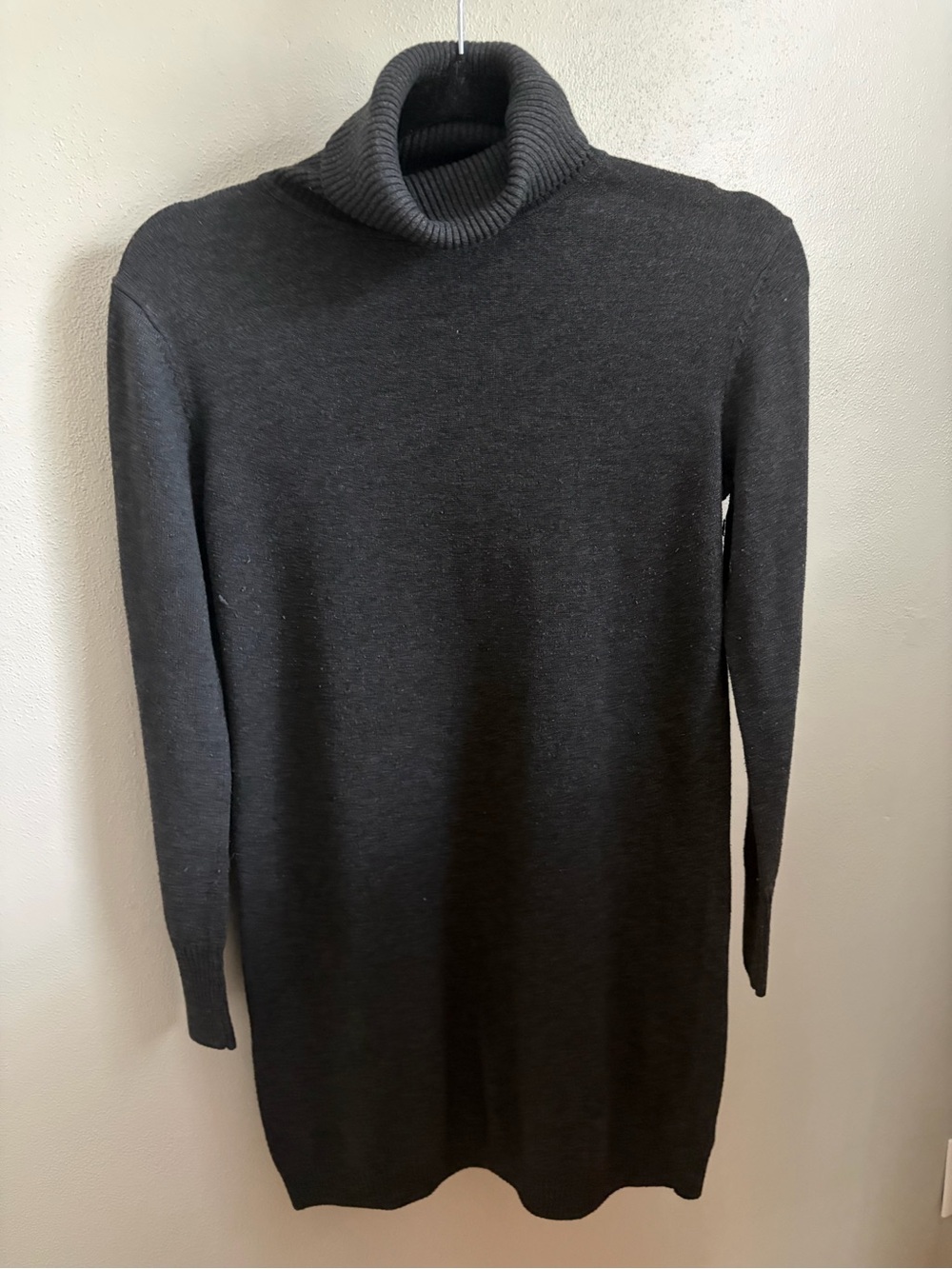 Adrienne Vittadini Dark Charcoal Turtleneck Sweater
